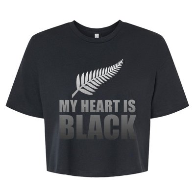 New Zealand Designed Rugby For Rugby Dads Bella+Canvas Jersey Crop Tee