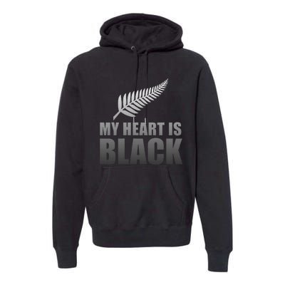 New Zealand Designed Rugby For Rugby Dads Premium Hoodie