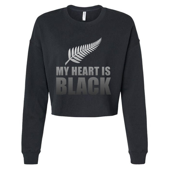 New Zealand Designed Rugby For Rugby Dads Cropped Pullover Crew