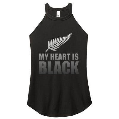 New Zealand Designed Rugby For Rugby Dads Women's Perfect Tri Rocker Tank