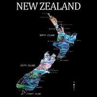 New Zealand Detailed Map 16 in Basic Backpack