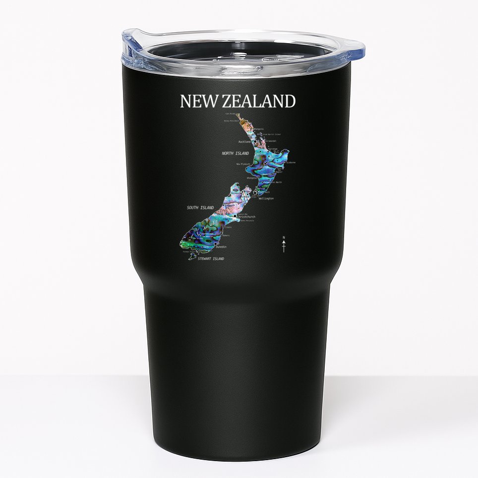 New Zealand Detailed Map Tumbler