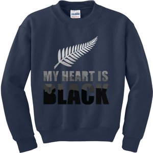 New Zealand Designed Rugby For Rugby Dads Kids Sweatshirt