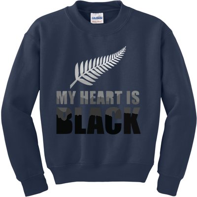 New Zealand Designed Rugby For Rugby Dads Kids Sweatshirt