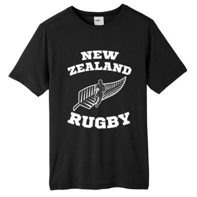 New Zealand Flag Kiwis Rugby Team Tall Fusion ChromaSoft Performance T-Shirt