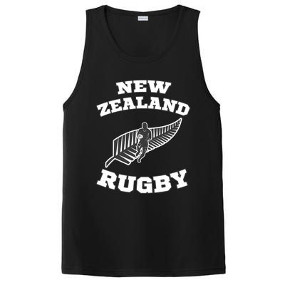 New Zealand Flag Kiwis Rugby Team PosiCharge Competitor Tank