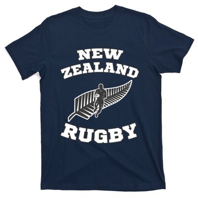 New Zealand Flag Kiwis Rugby Team T-Shirt