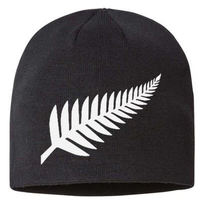 New Zealand Fern Icon Nz Black Proud Kiwi Gift Sustainable Beanie