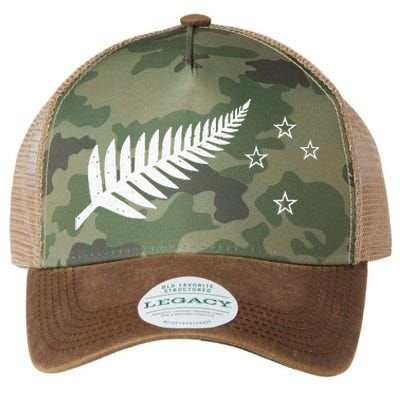 New Zealand Fern Flag Kiwi Pride Legacy Tie Dye Trucker Hat