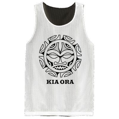 New Zealand Kia Ora Culture Symbol Haka Maori Dance Mesh Reversible Basketball Jersey Tank