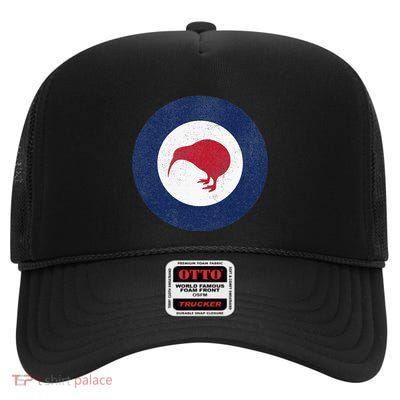 New Zealand Military Roundel High Crown Mesh Back Trucker Hat