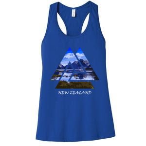 New Zealand Milford Sound Travel Gift Funny Gift Women's Racerback Tank