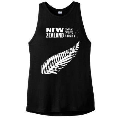 New Zealand Rugby Fan Haka Ladies PosiCharge Tri-Blend Wicking Tank