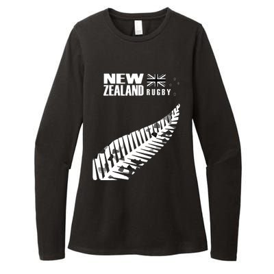 New Zealand Rugby Fan Haka Womens CVC Long Sleeve Shirt