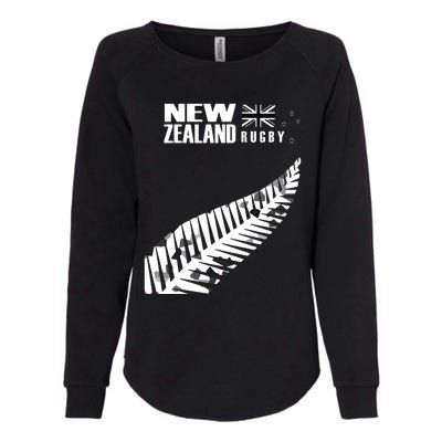 New Zealand Rugby Fan Haka Womens California Wash Sweatshirt