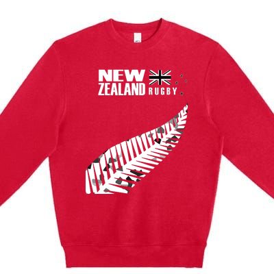 New Zealand Rugby Fan Haka Premium Crewneck Sweatshirt