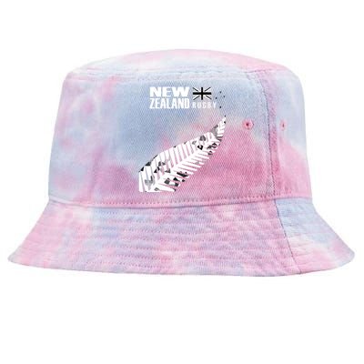 New Zealand Rugby Fan Haka Tie-Dyed Bucket Hat