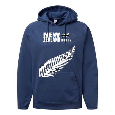 New Zealand Rugby Fan Haka Performance Fleece Hoodie