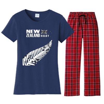 New Zealand Rugby Fan Haka Women's Flannel Pajama Set