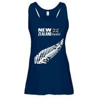 New Zealand Rugby Fan Haka Ladies Essential Flowy Tank