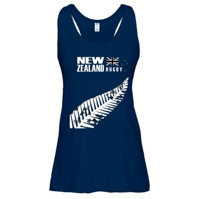 New Zealand Rugby Fan Haka Ladies Essential Flowy Tank