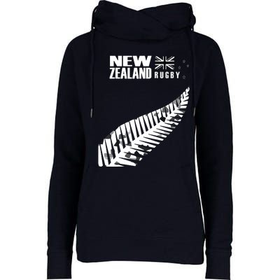 New Zealand Rugby Fan Haka Womens Funnel Neck Pullover Hood