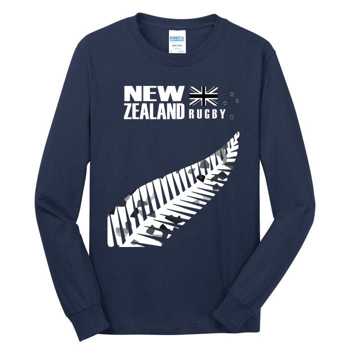 New Zealand Rugby Fan Haka Tall Long Sleeve T-Shirt