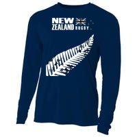 New Zealand Rugby Fan Haka Cooling Performance Long Sleeve Crew