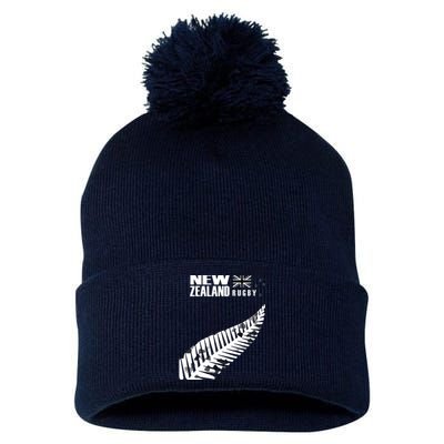 New Zealand Rugby Fan Haka Pom Pom 12in Knit Beanie