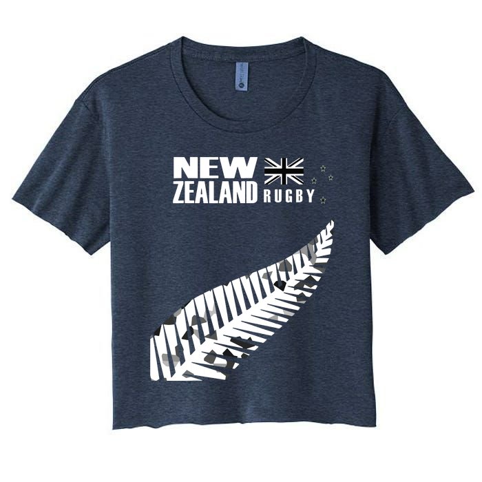 New Zealand Rugby Fan Haka Women's Crop Top Tee