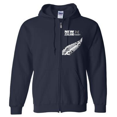 New Zealand Rugby Fan Haka Full Zip Hoodie