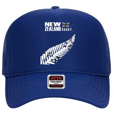 New Zealand Rugby Fan Haka High Crown Mesh Back Trucker Hat