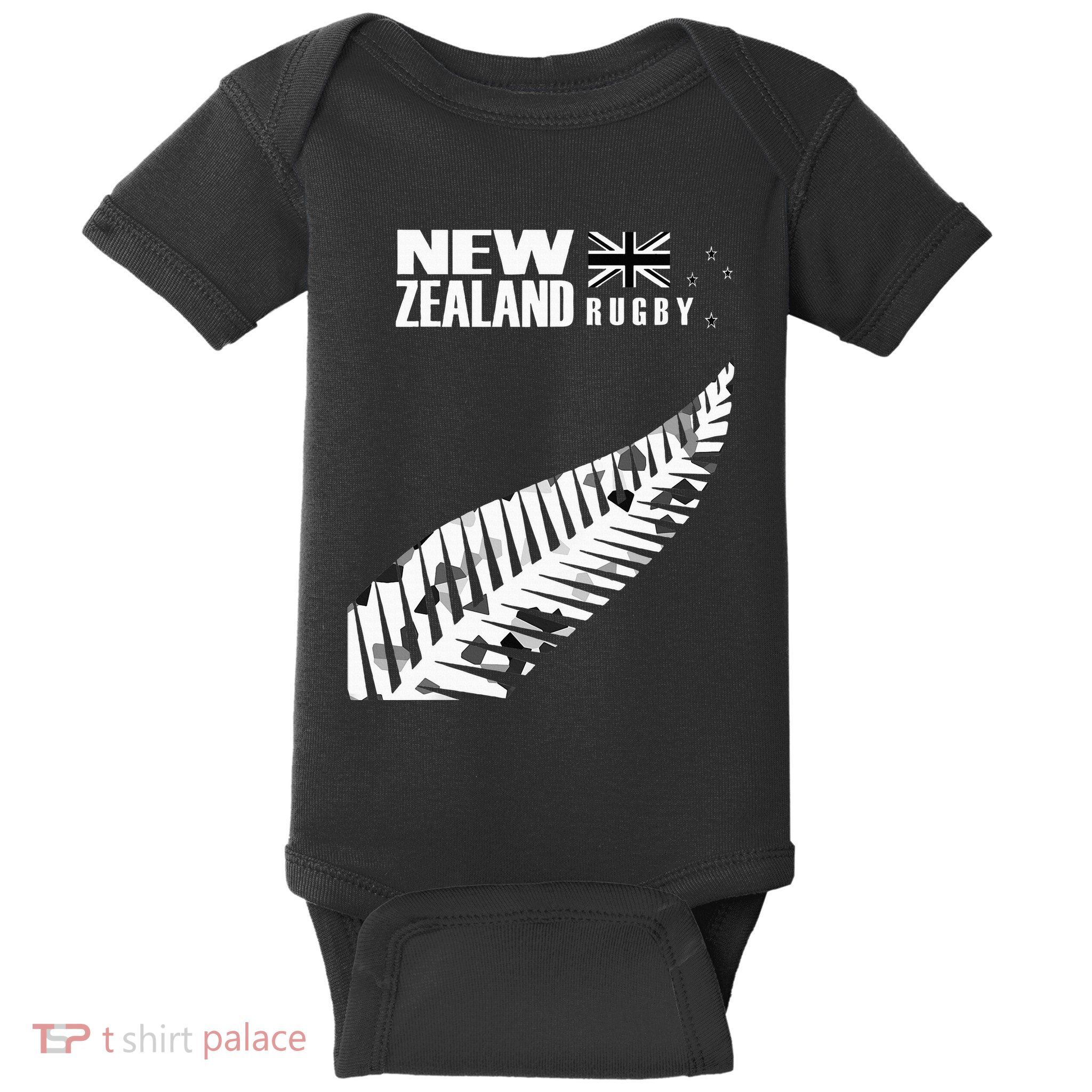 New Zealand Rugby Fan Haka Baby Bodysuit