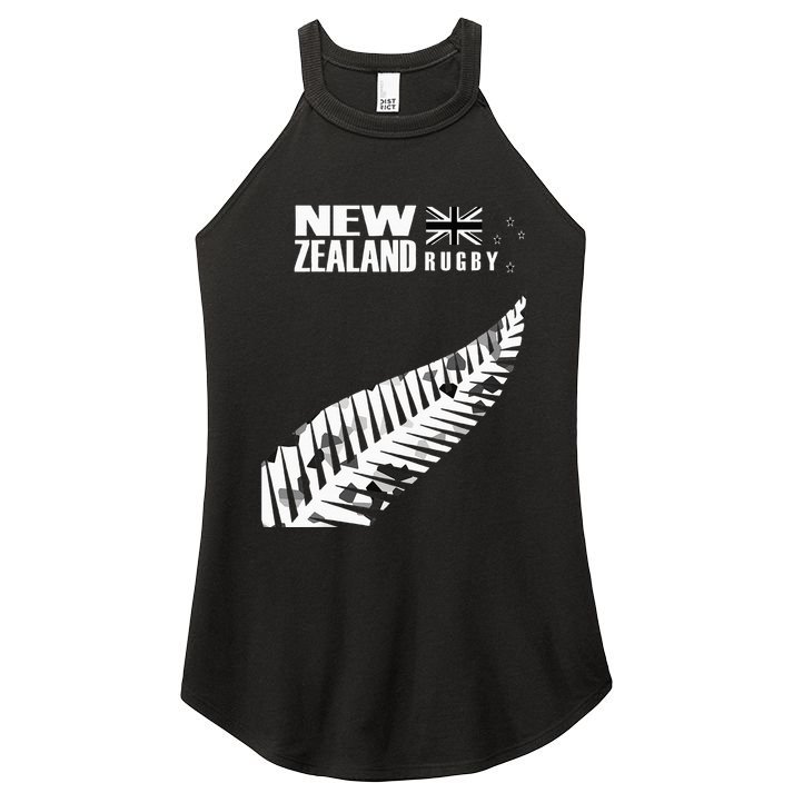 New Zealand Rugby Fan Haka Women's Perfect Tri Rocker Tank