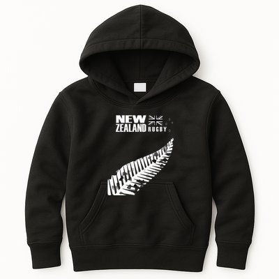 New Zealand Rugby Fan Haka Kids Hoodie