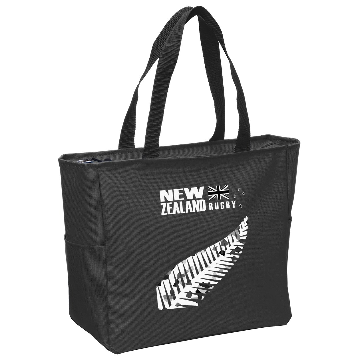 New Zealand Rugby Fan Haka Zip Tote Bag
