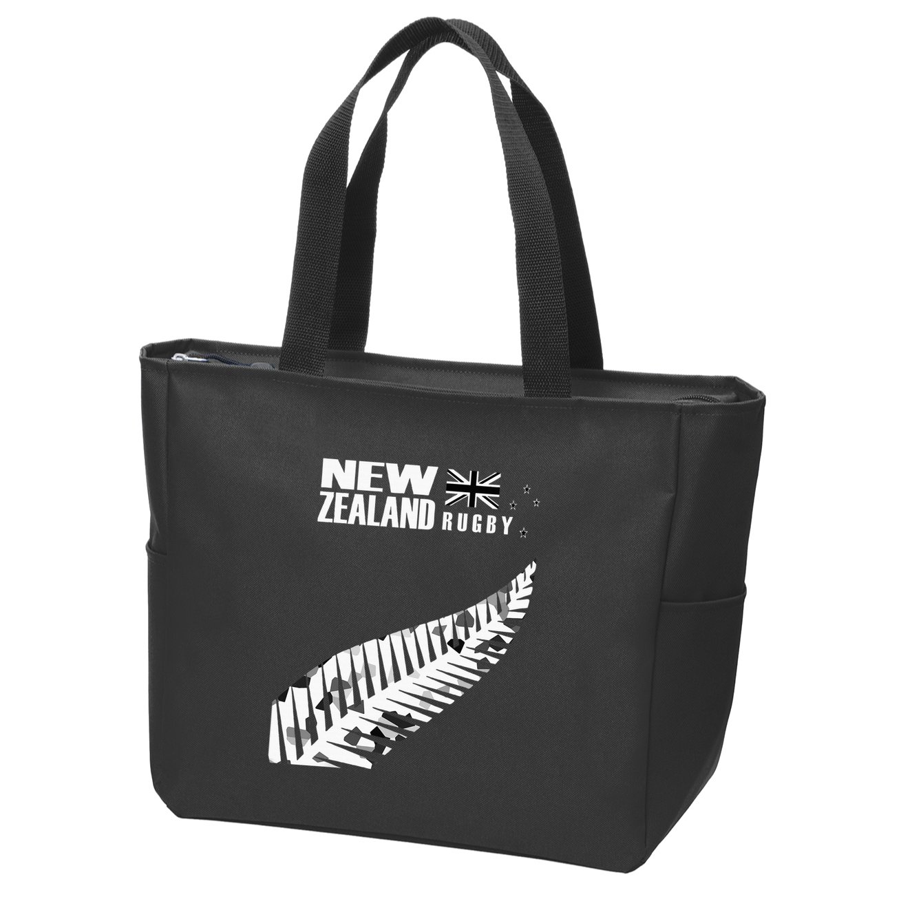 New Zealand Rugby Fan Haka Zip Tote Bag