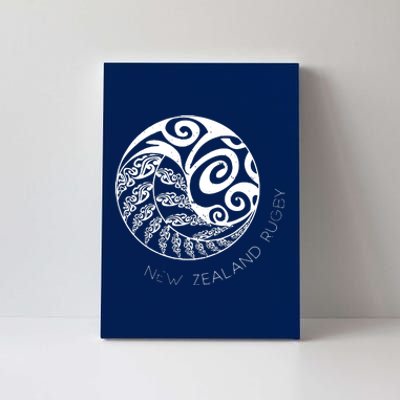 New Zealand Rugby Maori Inspired Kiwi Silver Fern Canvas