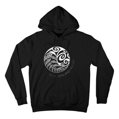 New Zealand Rugby Maori Inspired Kiwi & Silver Fern Hoodie