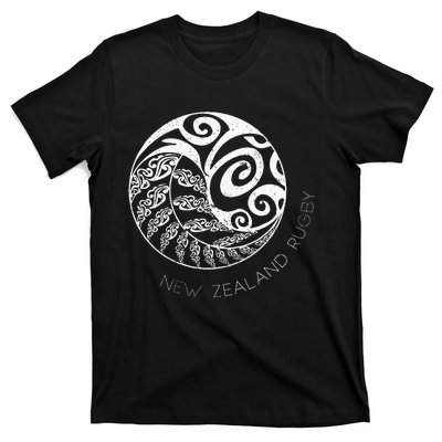 New Zealand Rugby Maori Inspired Kiwi & Silver Fern T-Shirt