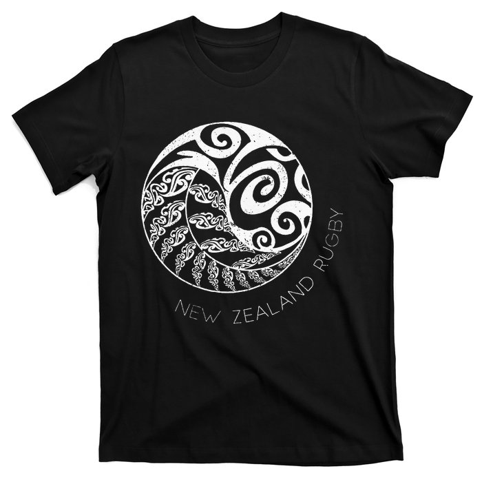 New Zealand Rugby Maori Inspired Kiwi & Silver Fern T-Shirt