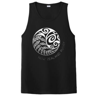 New Zealand Rugby Maori Inspired Kiwi & Silver Fern PosiCharge Competitor Tank