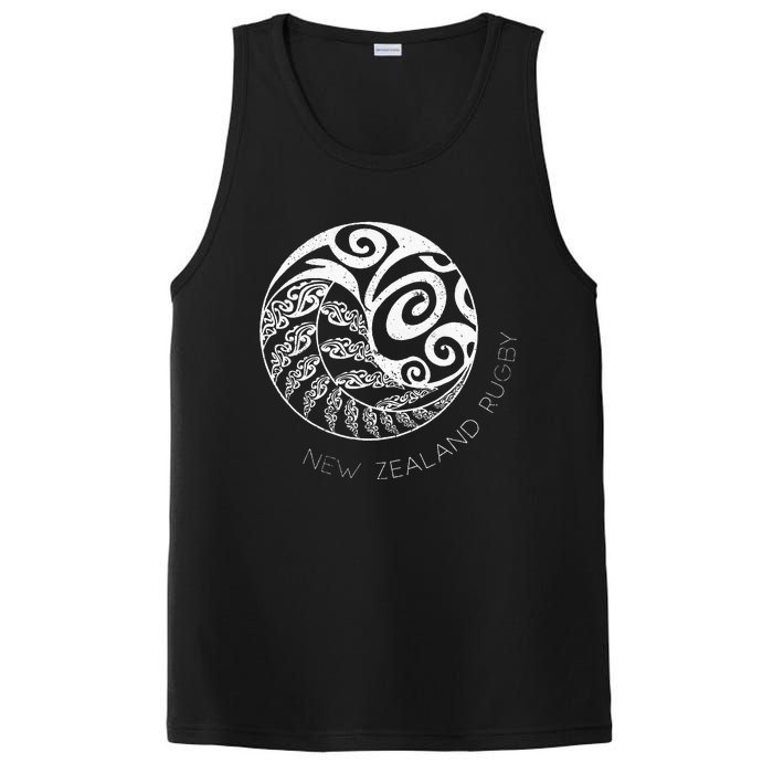 New Zealand Rugby Maori Inspired Kiwi & Silver Fern PosiCharge Competitor Tank