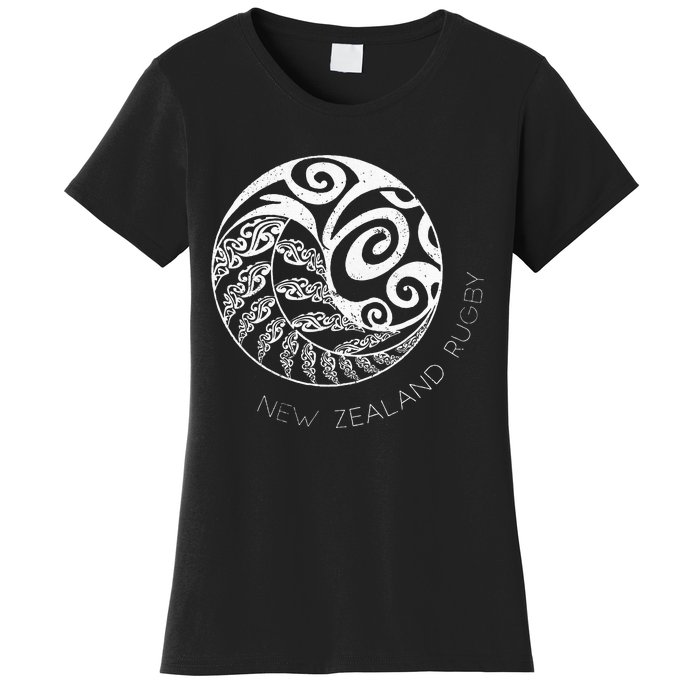 New Zealand Rugby Maori Inspired Kiwi & Silver Fern Women's T-Shirt