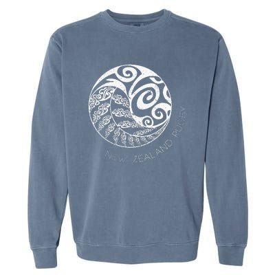 New Zealand Rugby Maori Inspired Kiwi & Silver Fern Garment-Dyed Sweatshirt