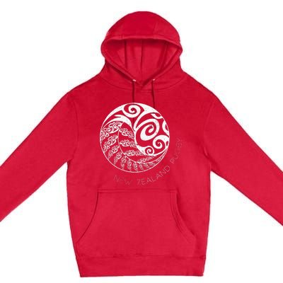 New Zealand Rugby Maori Inspired Kiwi & Silver Fern Premium Pullover Hoodie