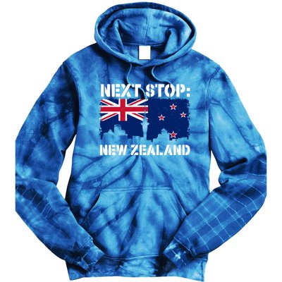 New Zealand Summer Vacation Trip Next Stop Vacay Vibes Gift Tie Dye Hoodie