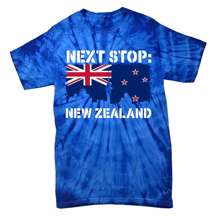 New Zealand Summer Vacation Trip Next Stop Vacay Vibes Gift Tie-Dye T-Shirt