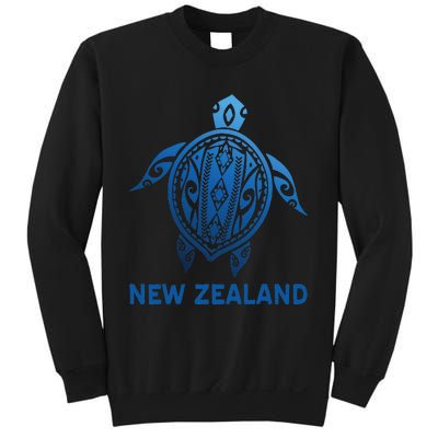 New Zealand Tribal Tattoo Blue Sea Turtle Souvenirs Sweatshirt