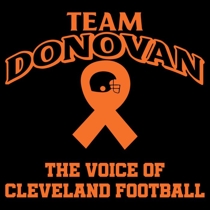 Nathan Zegura Wearing Team Donovan The Voice Of Cleveland Football 16 in Basic Backpack